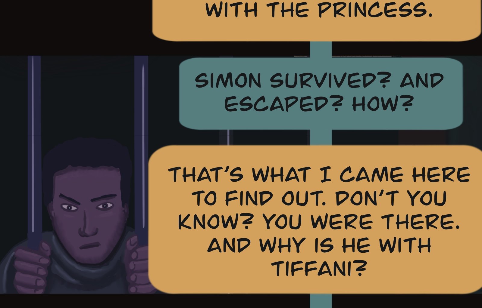 Sage Eyes: The Light Thief - Episode 5, Page 28: Chapter 5 Cloudy Skies