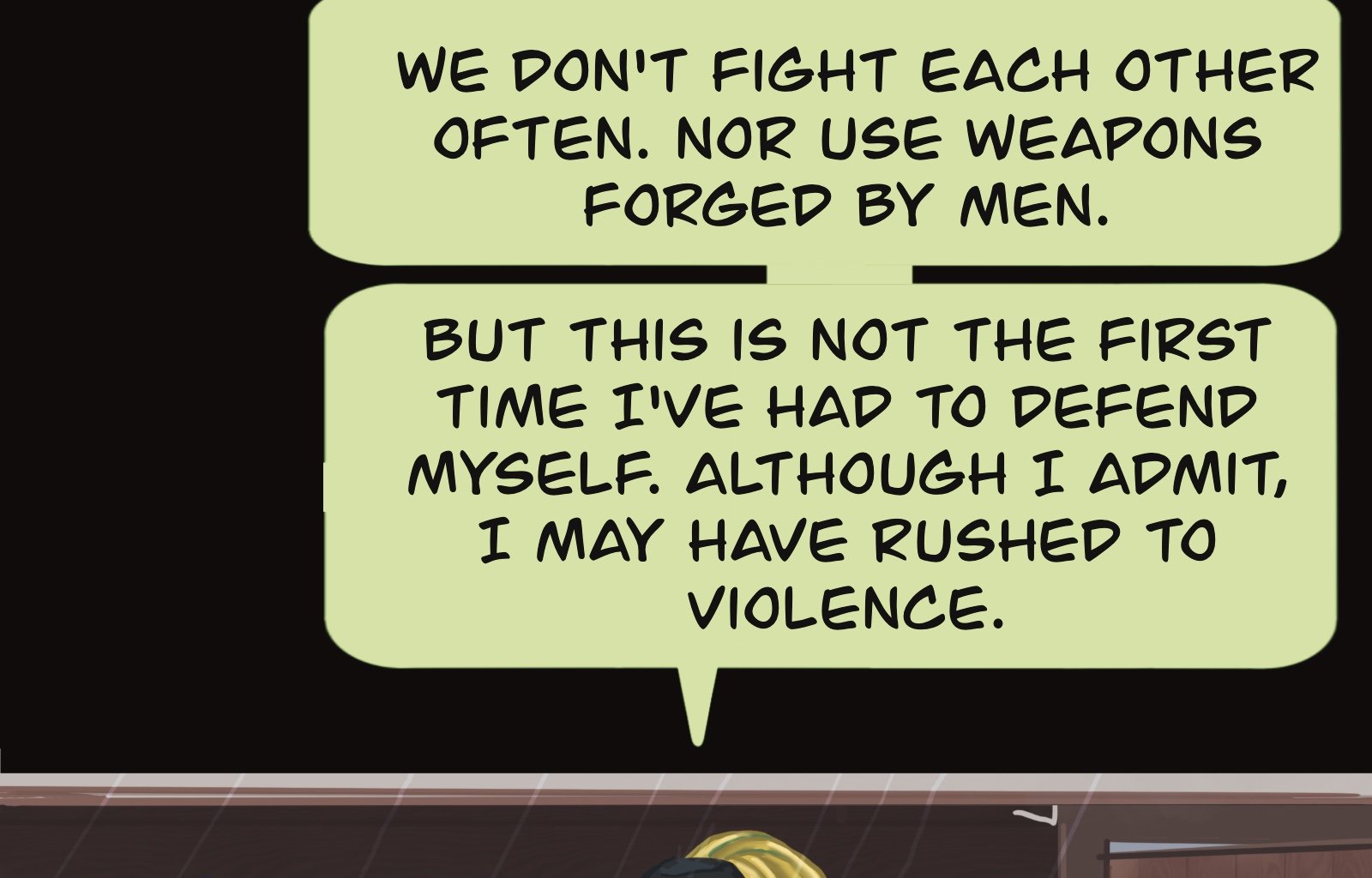 Sage Eyes: The Light Thief - Episode 5, Page 34: Chapter 5 Cloudy Skies