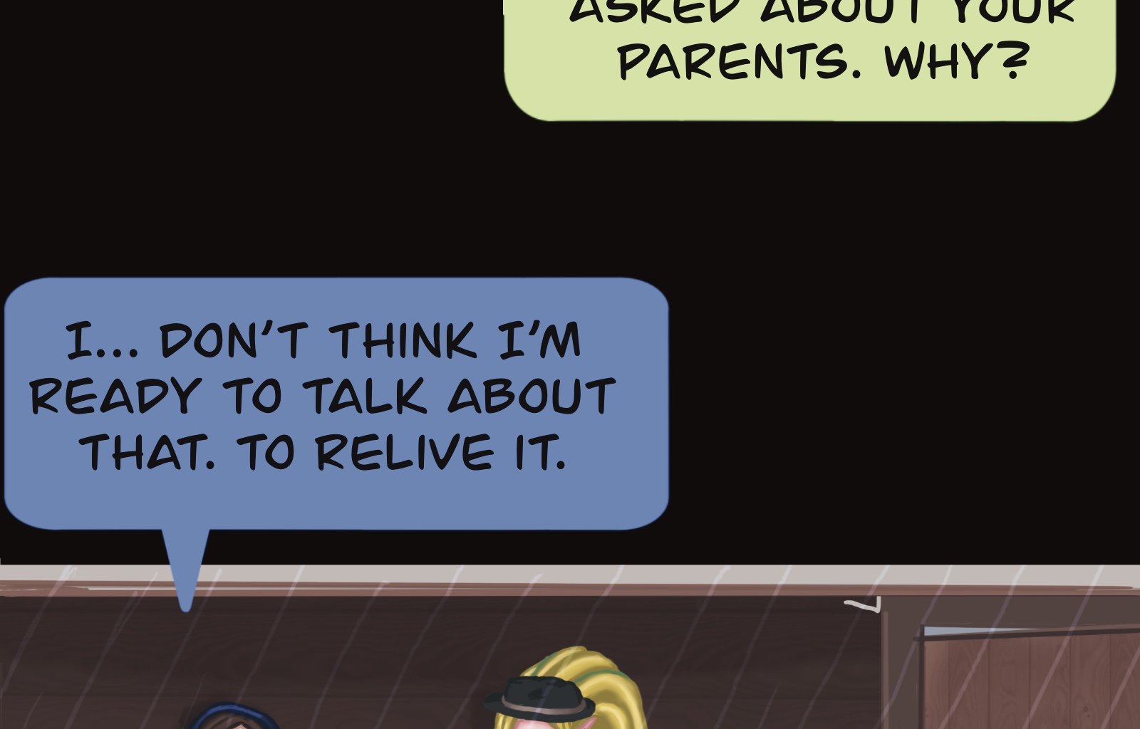 Sage Eyes: The Light Thief - Episode 5, Page 34: Chapter 5 Cloudy Skies