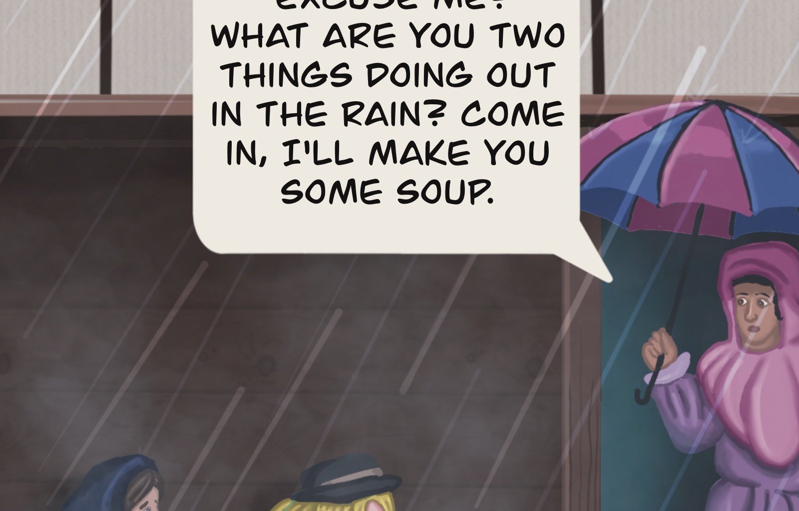 Sage Eyes: The Light Thief - Episode 5, Page 35: Chapter 5 Cloudy Skies