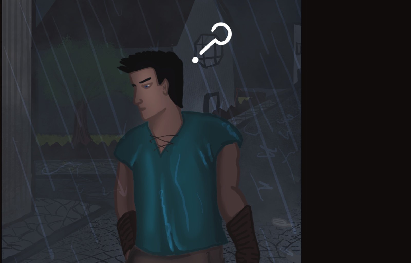 Sage Eyes: The Light Thief - Episode 5, Page 36: Chapter 5 Cloudy Skies