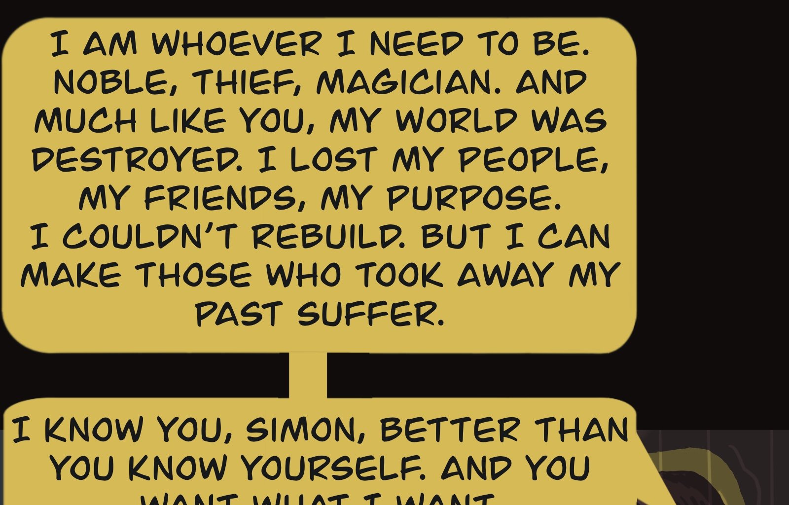 Sage Eyes: The Light Thief - Episode 5, Page 38: Chapter 5 Cloudy Skies