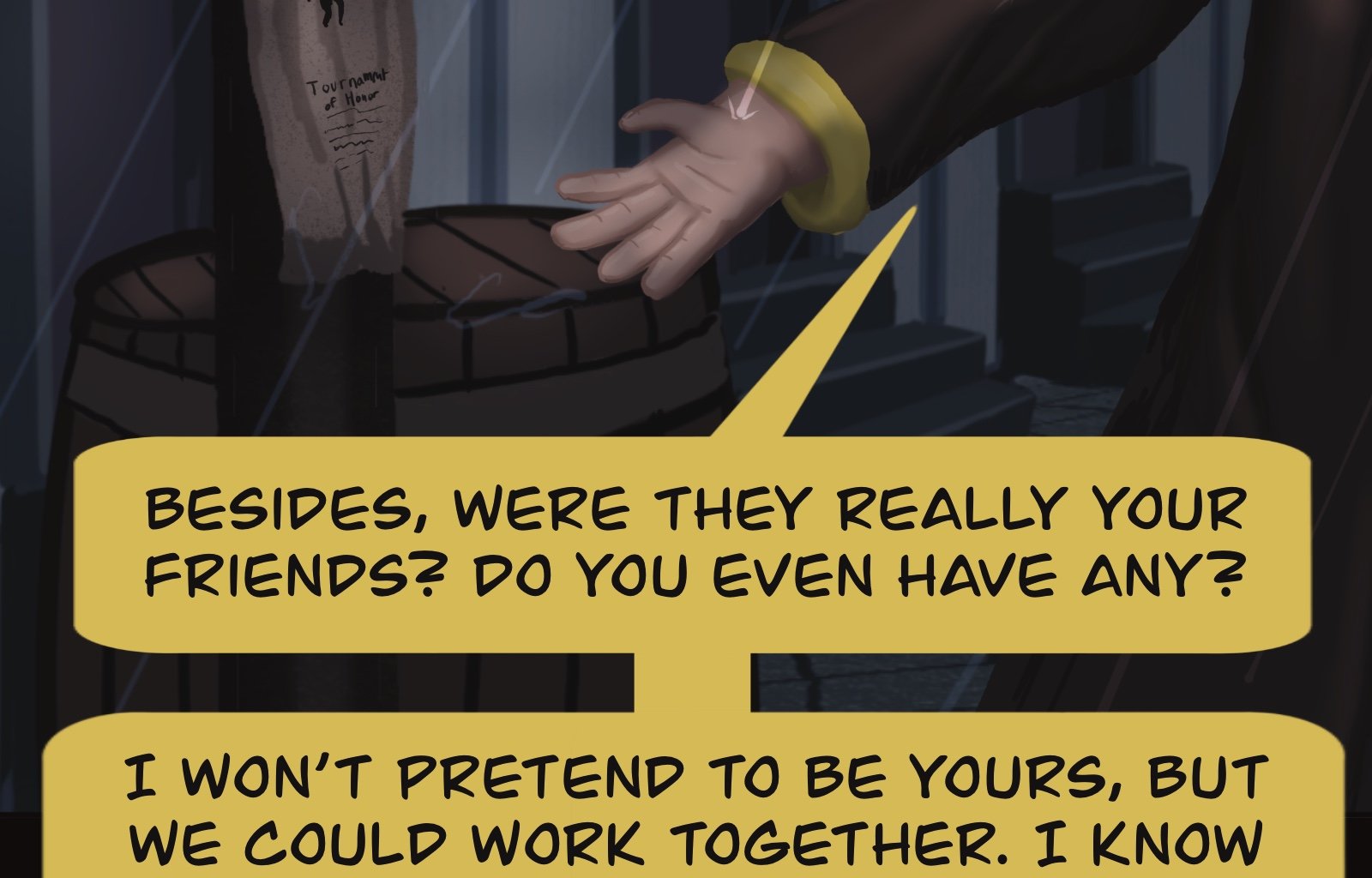 Sage Eyes: The Light Thief - Episode 5, Page 39: Chapter 5 Cloudy Skies