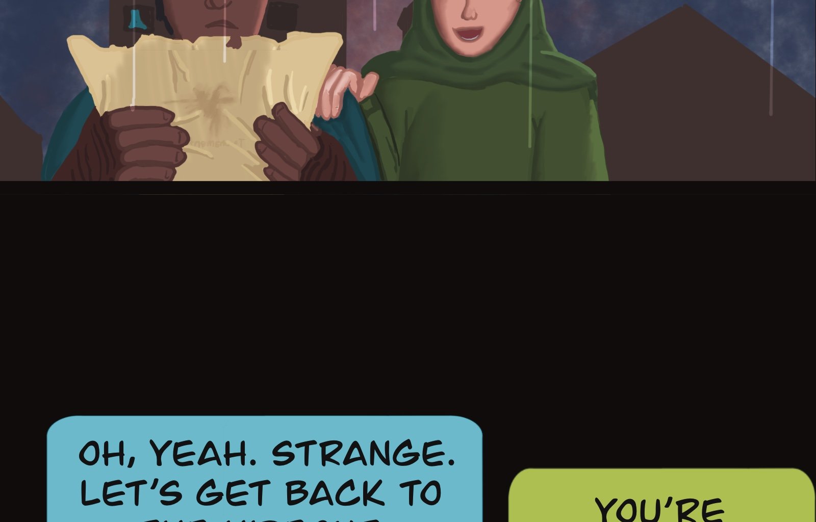 Sage Eyes: The Light Thief - Episode 5, Page 41: Chapter 5 Cloudy Skies