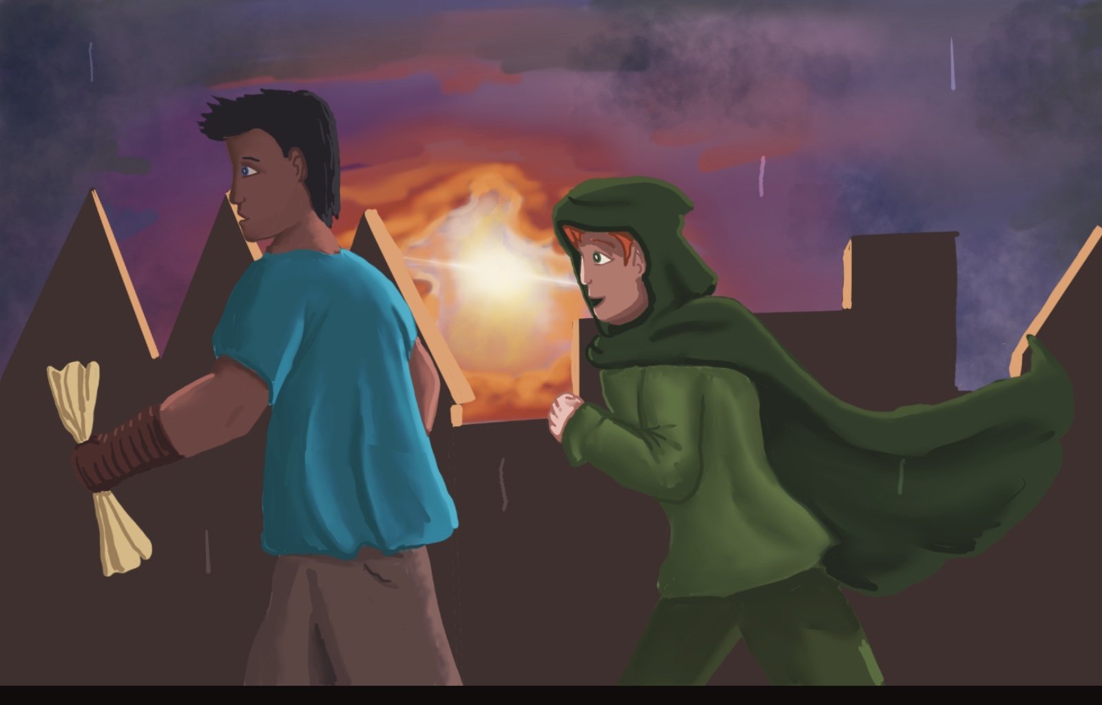 Sage Eyes: The Light Thief - Episode 5, Page 41: Chapter 5 Cloudy Skies