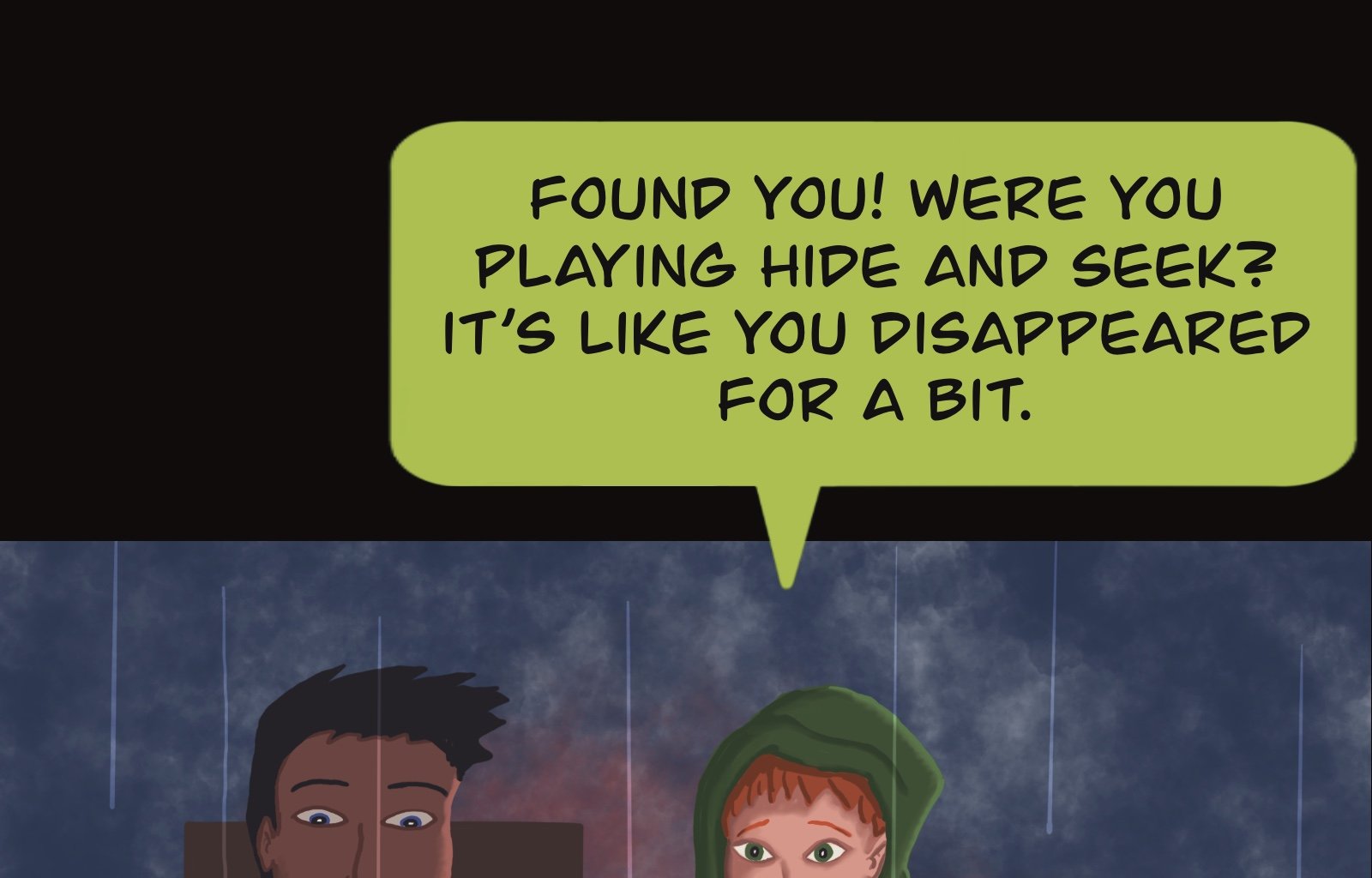 Sage Eyes: The Light Thief - Episode 5, Page 41: Chapter 5 Cloudy Skies