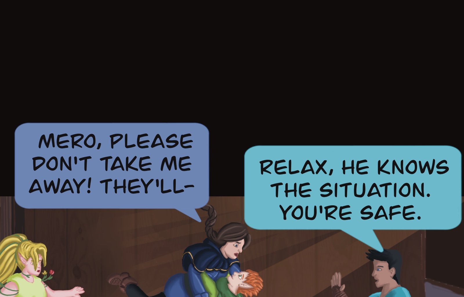 Sage Eyes: The Light Thief - Episode 5, Page 43: Chapter 5 Cloudy Skies