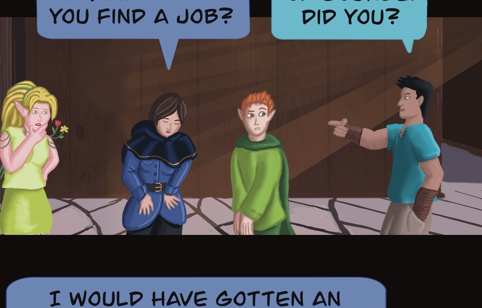 Sage Eyes: The Light Thief - Episode 5, Page 43: Chapter 5 Cloudy Skies