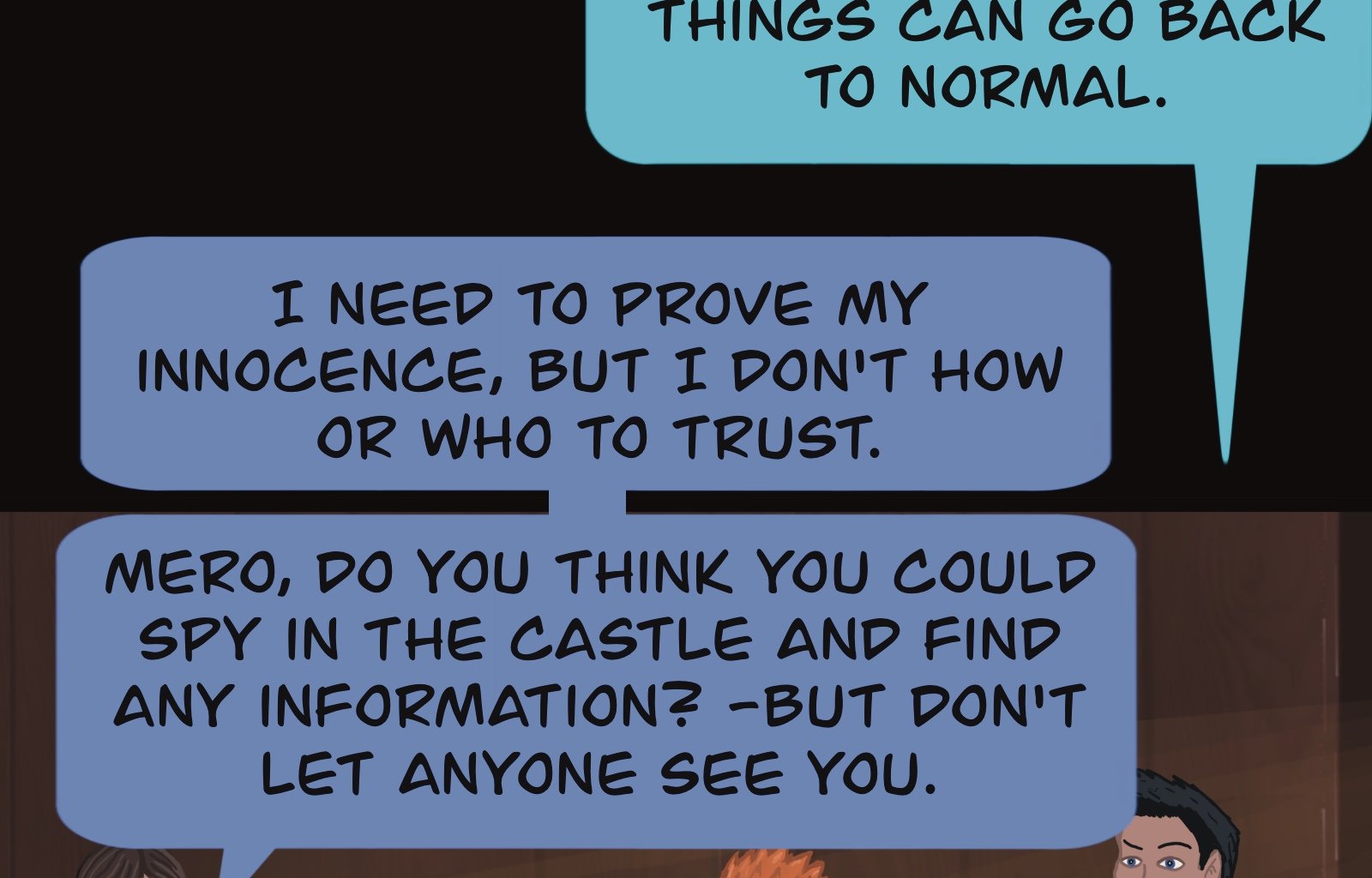 Sage Eyes: The Light Thief - Episode 5, Page 44: Chapter 5 Cloudy Skies