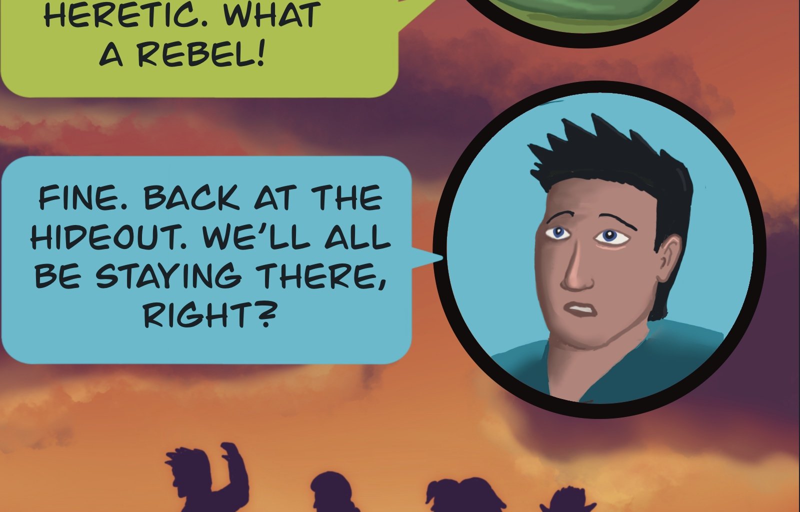 Sage Eyes: The Light Thief - Episode 5, Page 45: Chapter 5 Cloudy Skies