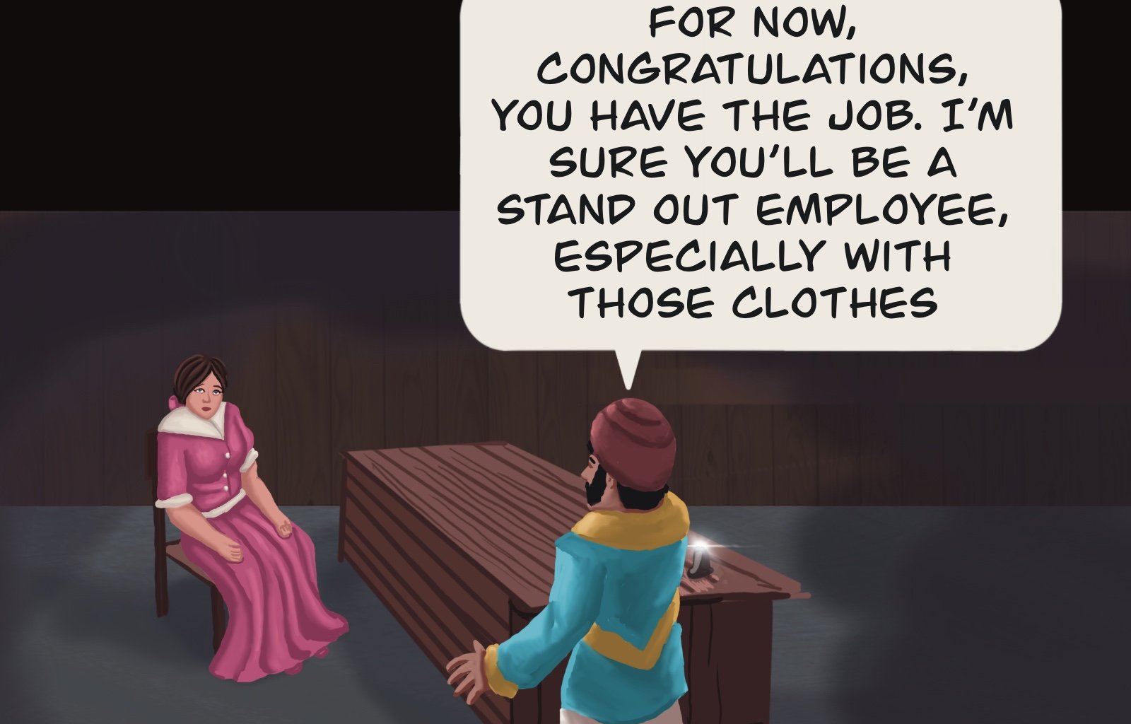 Sage Eyes: The Light Thief - Episode 6, Page 4: The Dress