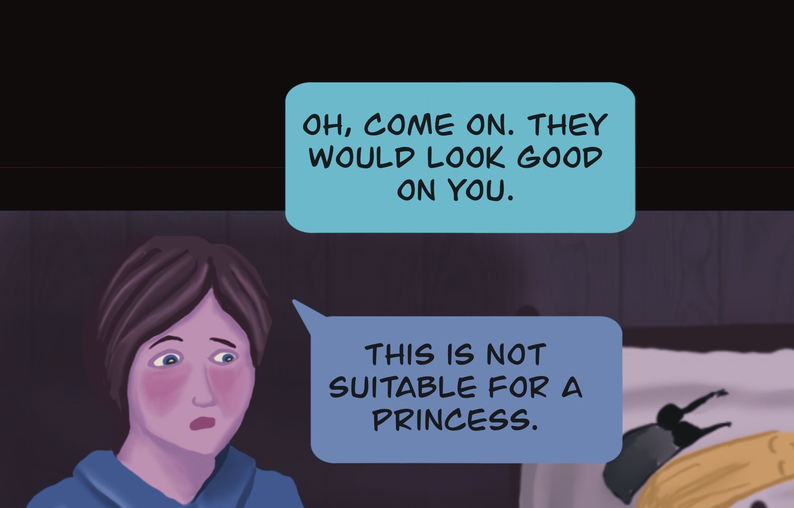 Sage Eyes: The Light Thief - Episode 6, Page 7: The Dress