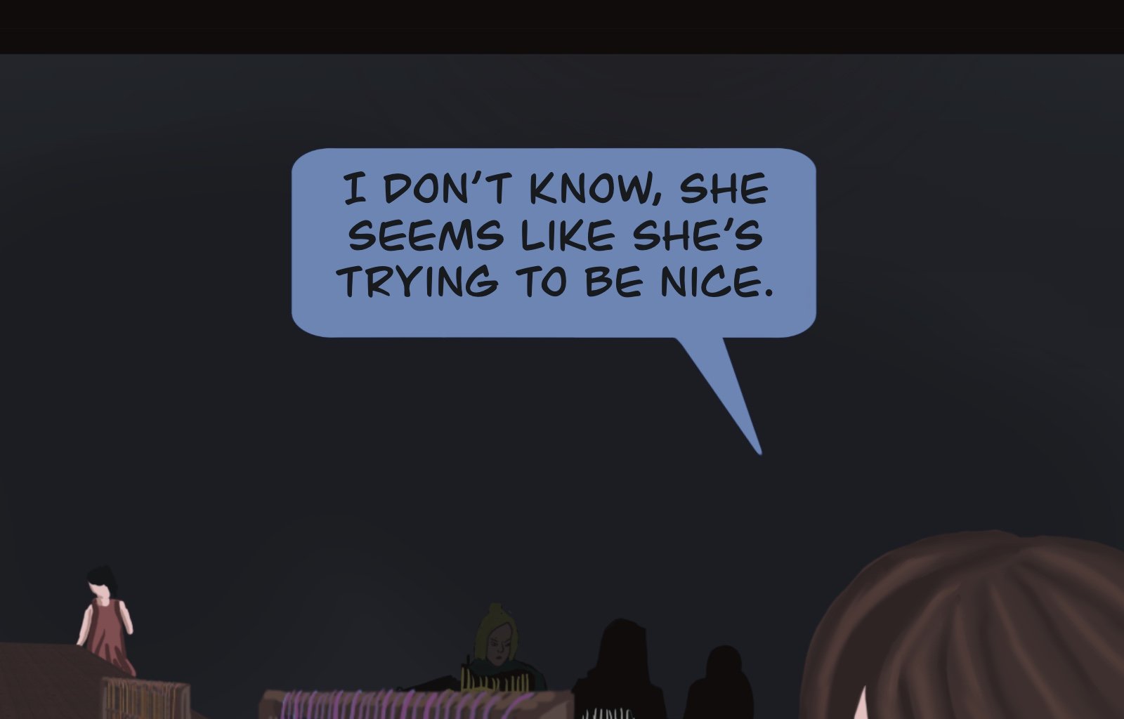 Sage Eyes: The Light Thief - Episode 6, Page 14: The Dress