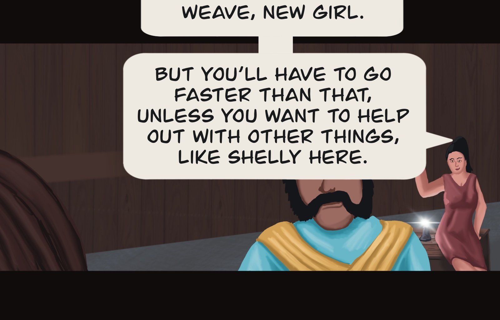 Sage Eyes: The Light Thief - Episode 6, Page 18: The Dress