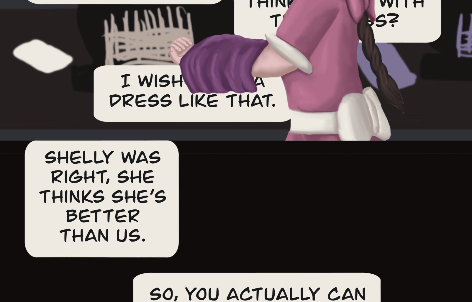 Sage Eyes: The Light Thief - Episode 6, Page 18: The Dress