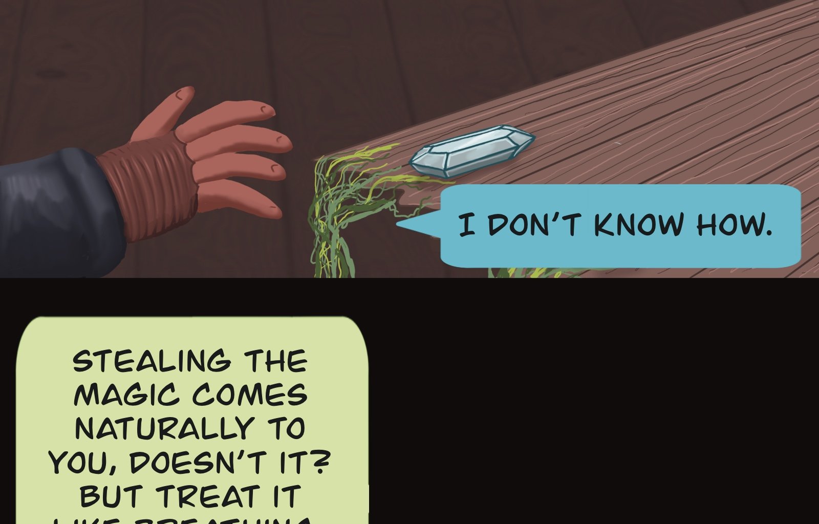 Sage Eyes: The Light Thief - Episode 6, Page 21: The Dress