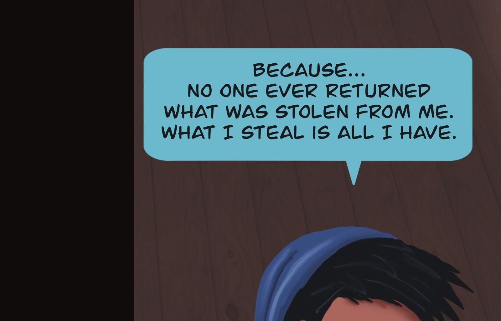 Sage Eyes: The Light Thief - Episode 6, Page 21: The Dress