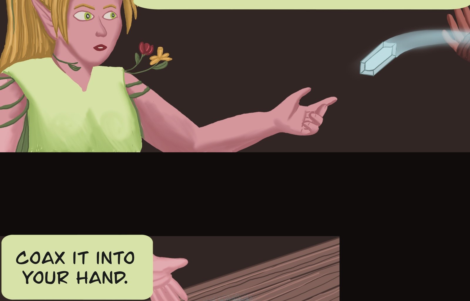 Sage Eyes: The Light Thief - Episode 6, Page 23: The Dress