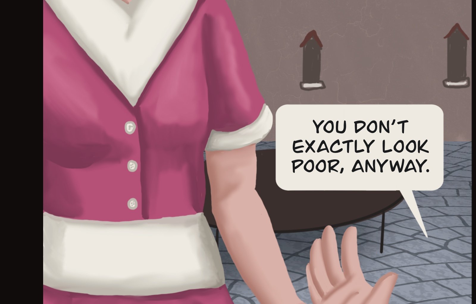 Sage Eyes: The Light Thief - Episode 6, Page 28: The Dress