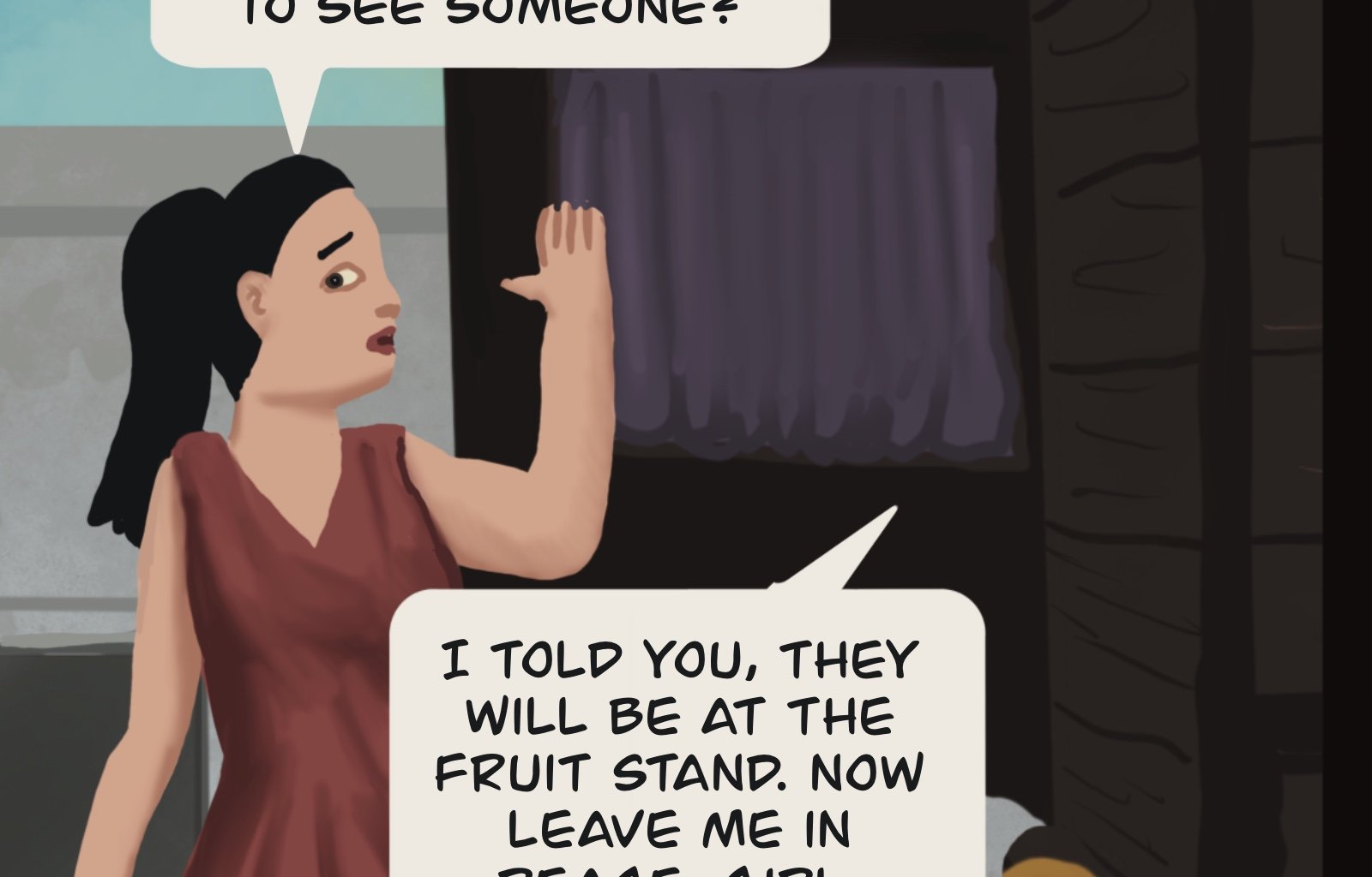 Sage Eyes: The Light Thief - Episode 6, Page 30: The Dress