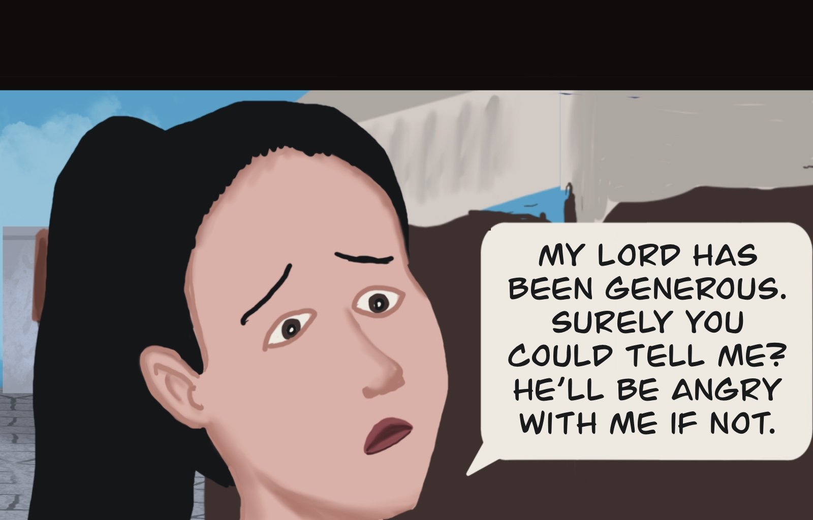 Sage Eyes: The Light Thief - Episode 6, Page 32: The Dress