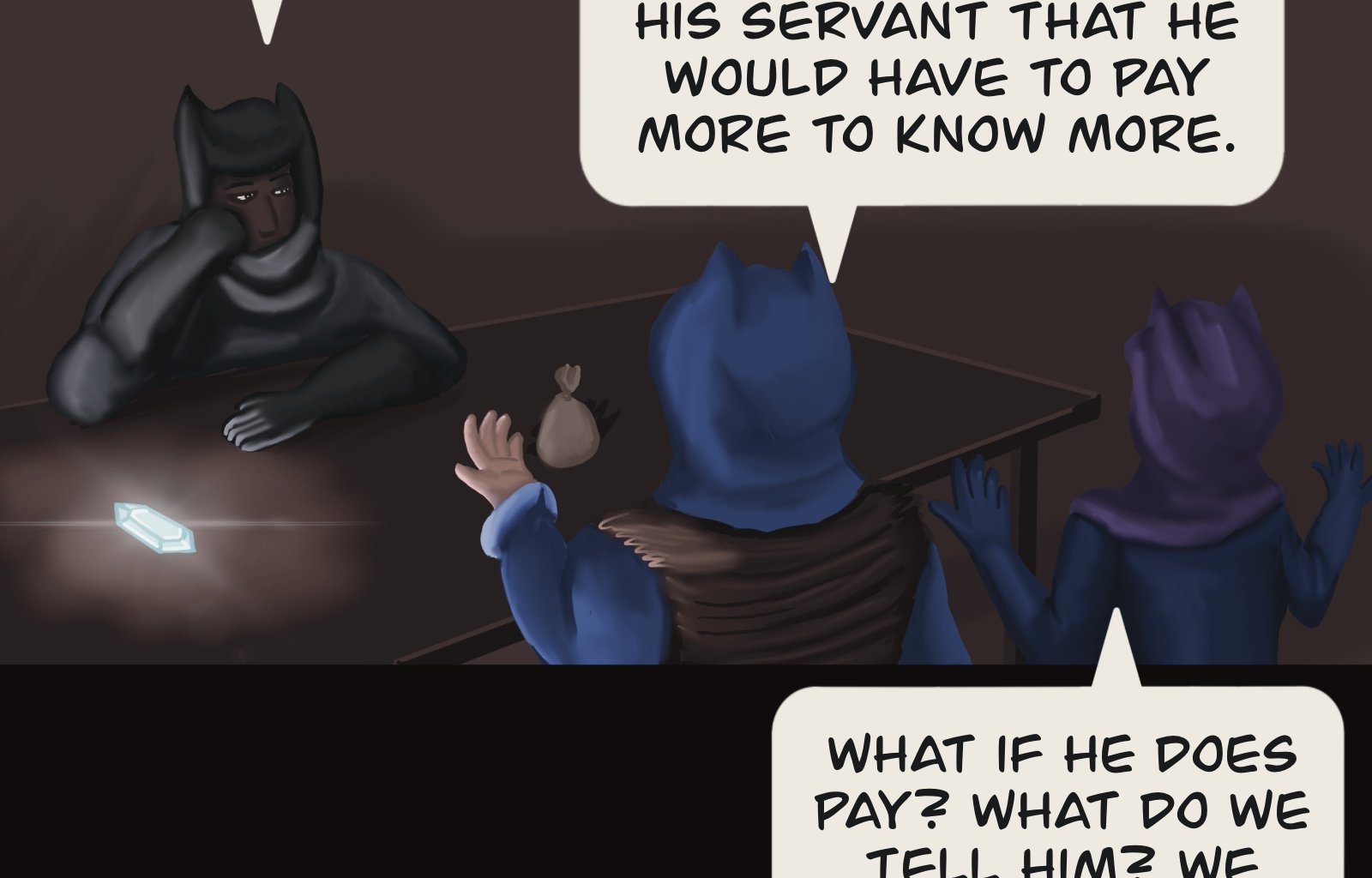 Sage Eyes: The Light Thief - Episode 6, Page 35: The Dress