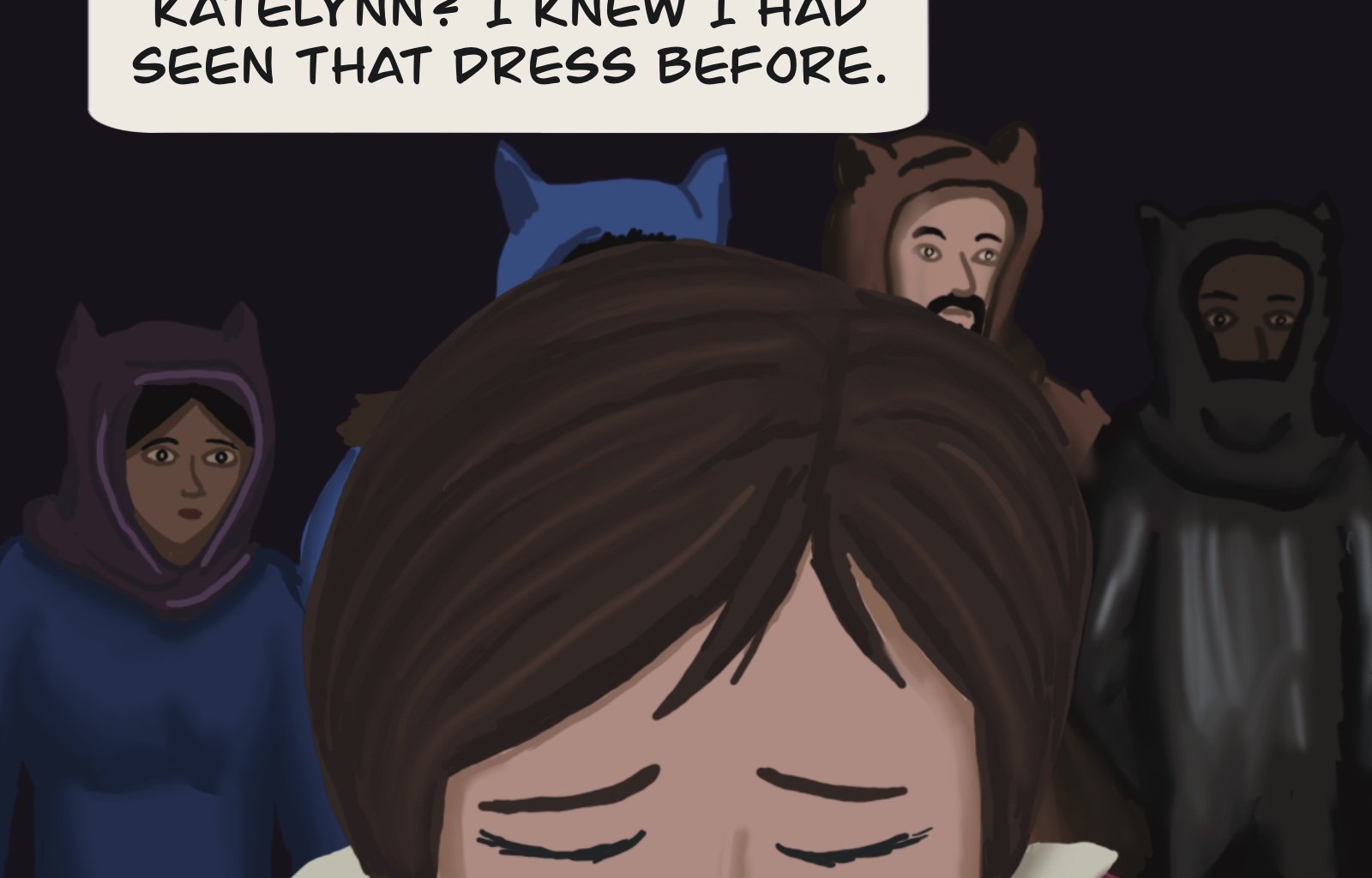 Sage Eyes: The Light Thief - Episode 6, Page 43: The Dress