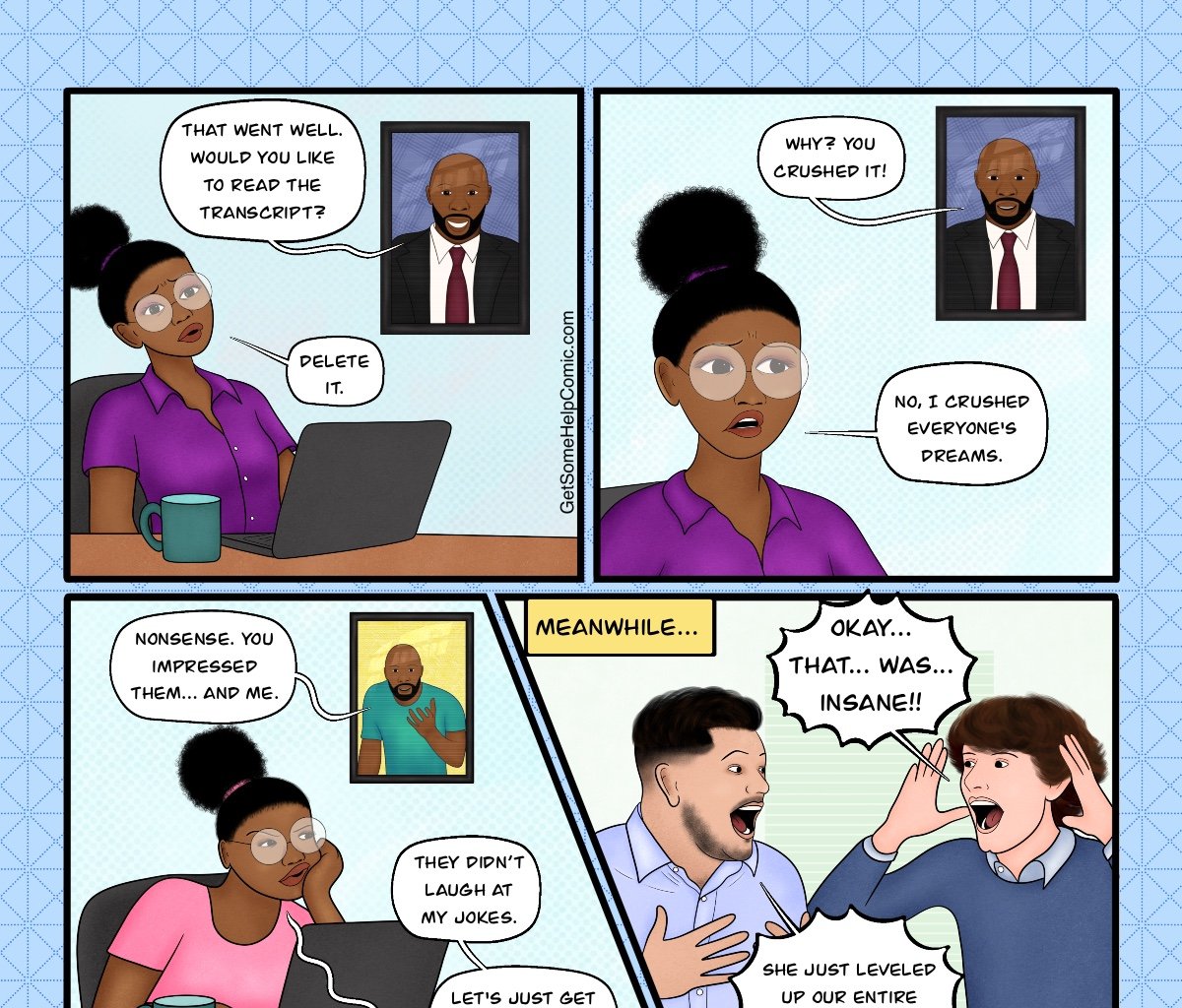 Get Some Help - Episode 36, Page 1: Ch 3 - Page 12