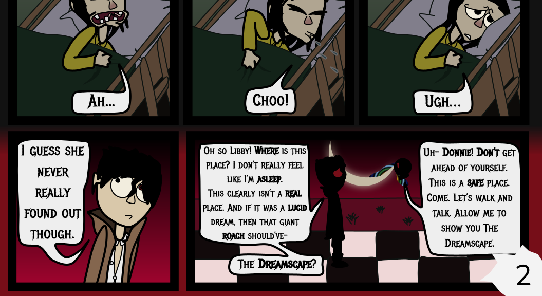 Donnie The Fighting Psychopath - Episode 3, Page 2: The Dreamscape