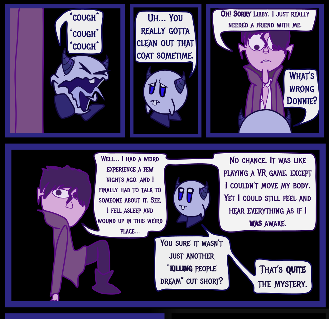 Donnie The Fighting Psychopath - Episode 3, Page 4: The Dreamscape