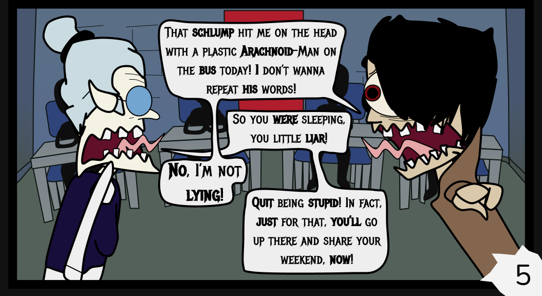 Donnie The Fighting Psychopath - Episode 3, Page 5: The Dreamscape