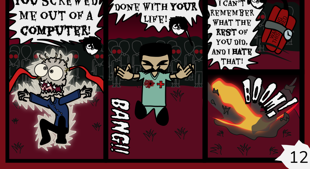 Donnie The Fighting Psychopath - Episode 3, Page 12: The Dreamscape