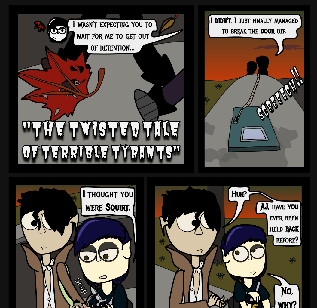 Donnie The Fighting Psychopath - Episode 4, Page 1: The Twisted Tale of Terrible Tyrants