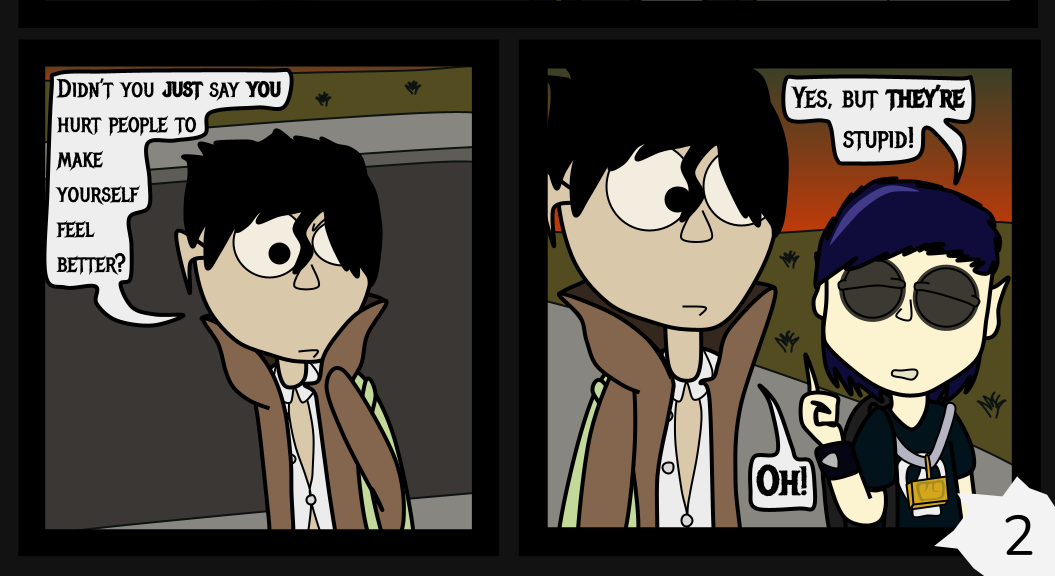 Donnie The Fighting Psychopath - Episode 4, Page 2: The Twisted Tale of Terrible Tyrants