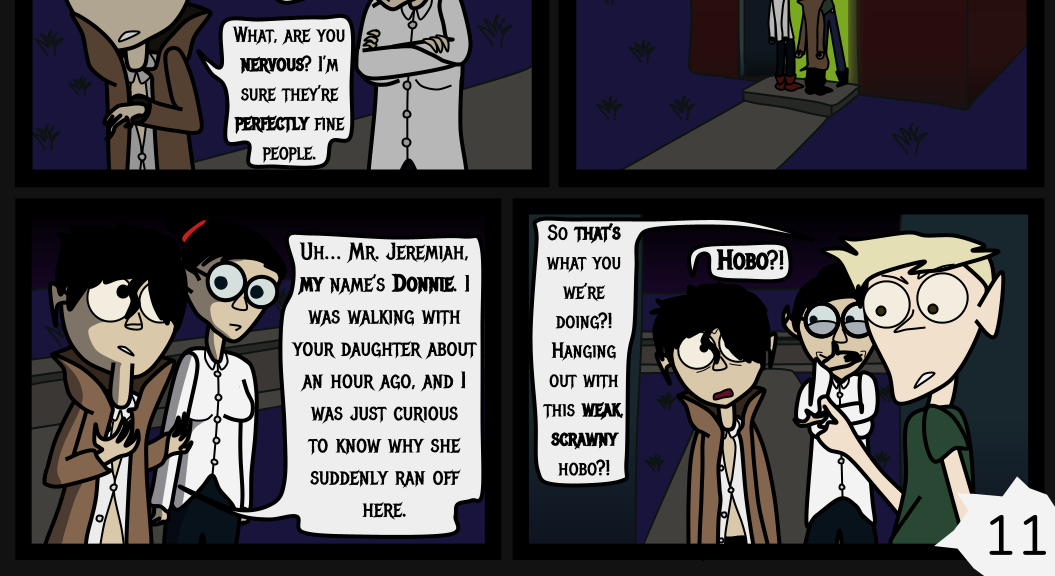 Donnie The Fighting Psychopath - Episode 4, Page 11: The Twisted Tale of Terrible Tyrants