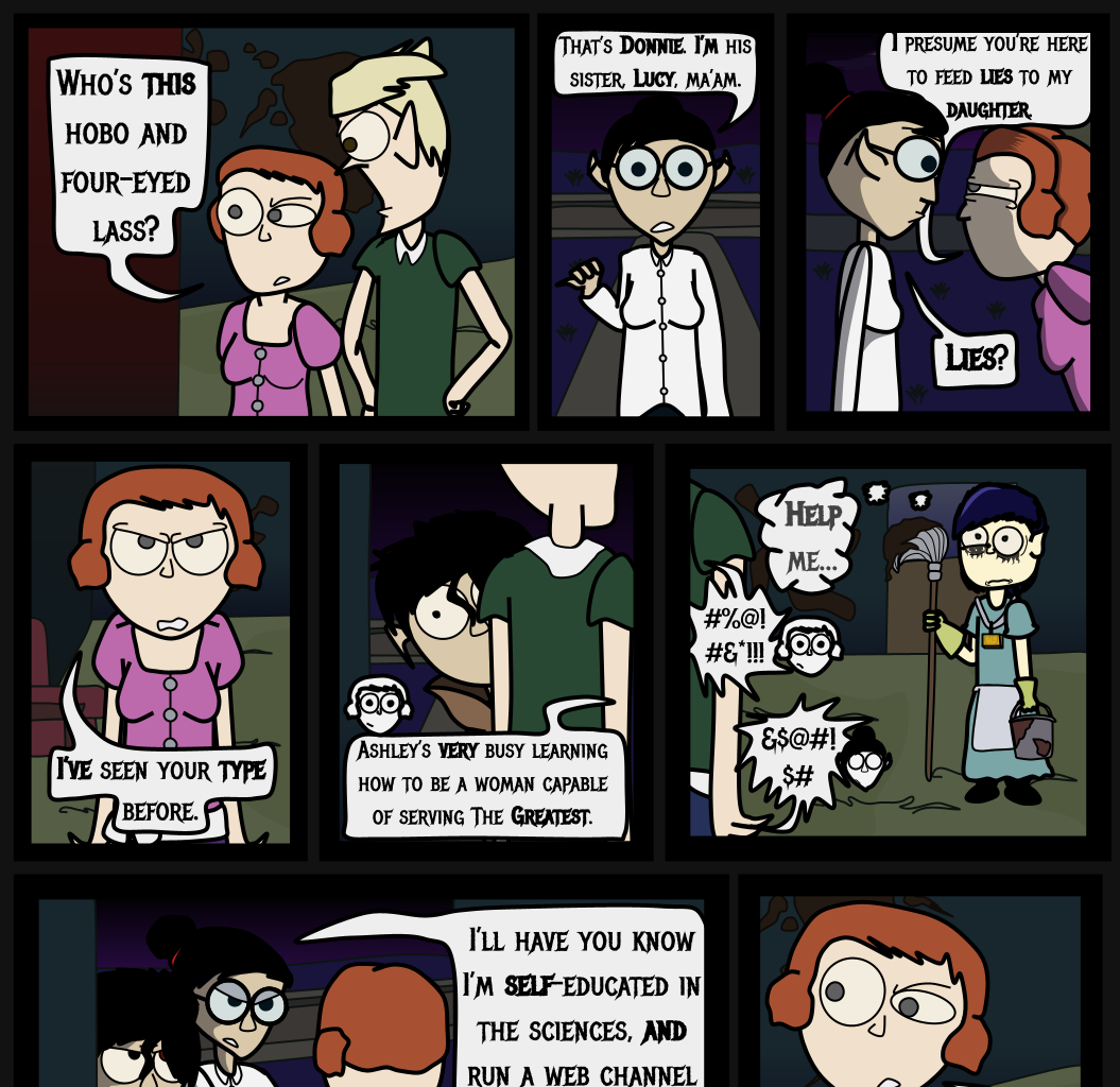 Donnie The Fighting Psychopath - Episode 4, Page 12: The Twisted Tale of Terrible Tyrants