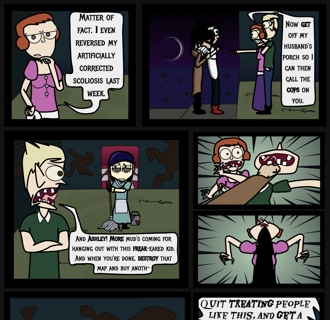Donnie The Fighting Psychopath - Episode 4, Page 13: The Twisted Tale of Terrible Tyrants