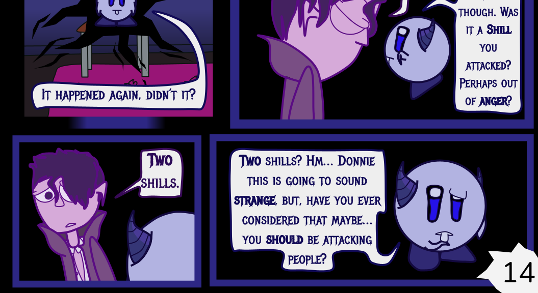 Donnie The Fighting Psychopath - Episode 4, Page 14: The Twisted Tale of Terrible Tyrants