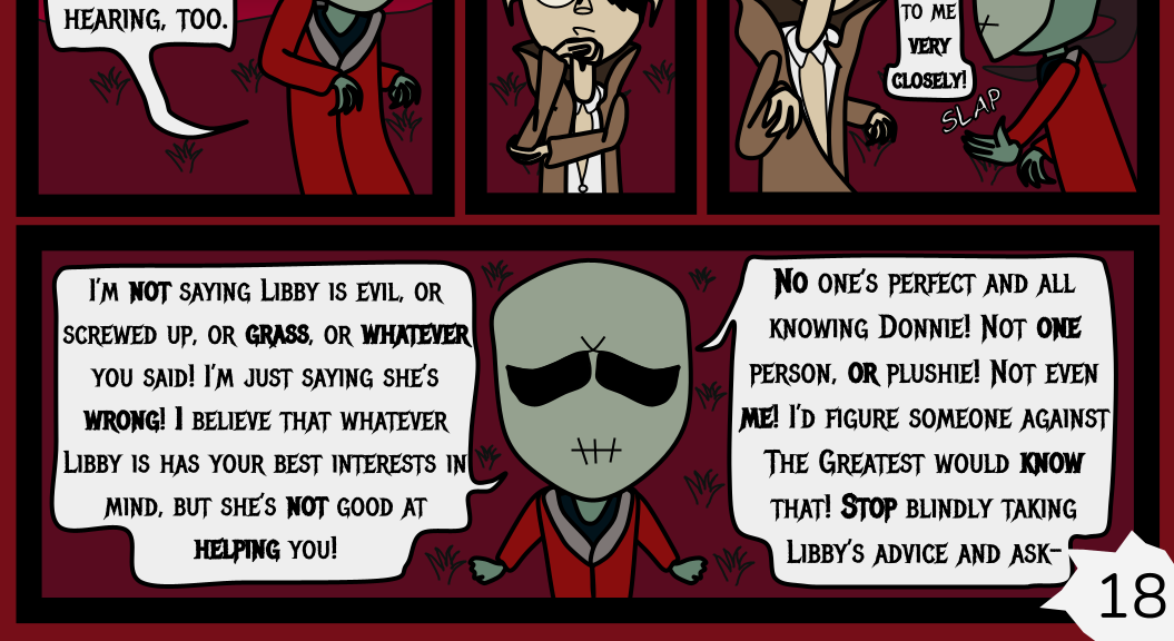 Donnie The Fighting Psychopath - Episode 4, Page 18: The Twisted Tale of Terrible Tyrants