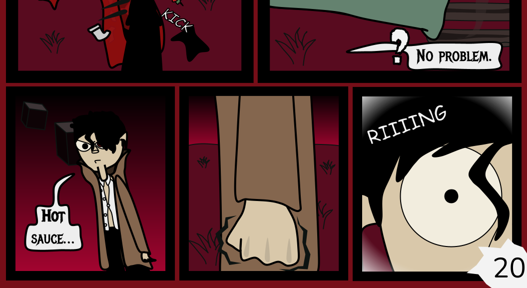 Donnie The Fighting Psychopath - Episode 4, Page 20: The Twisted Tale of Terrible Tyrants