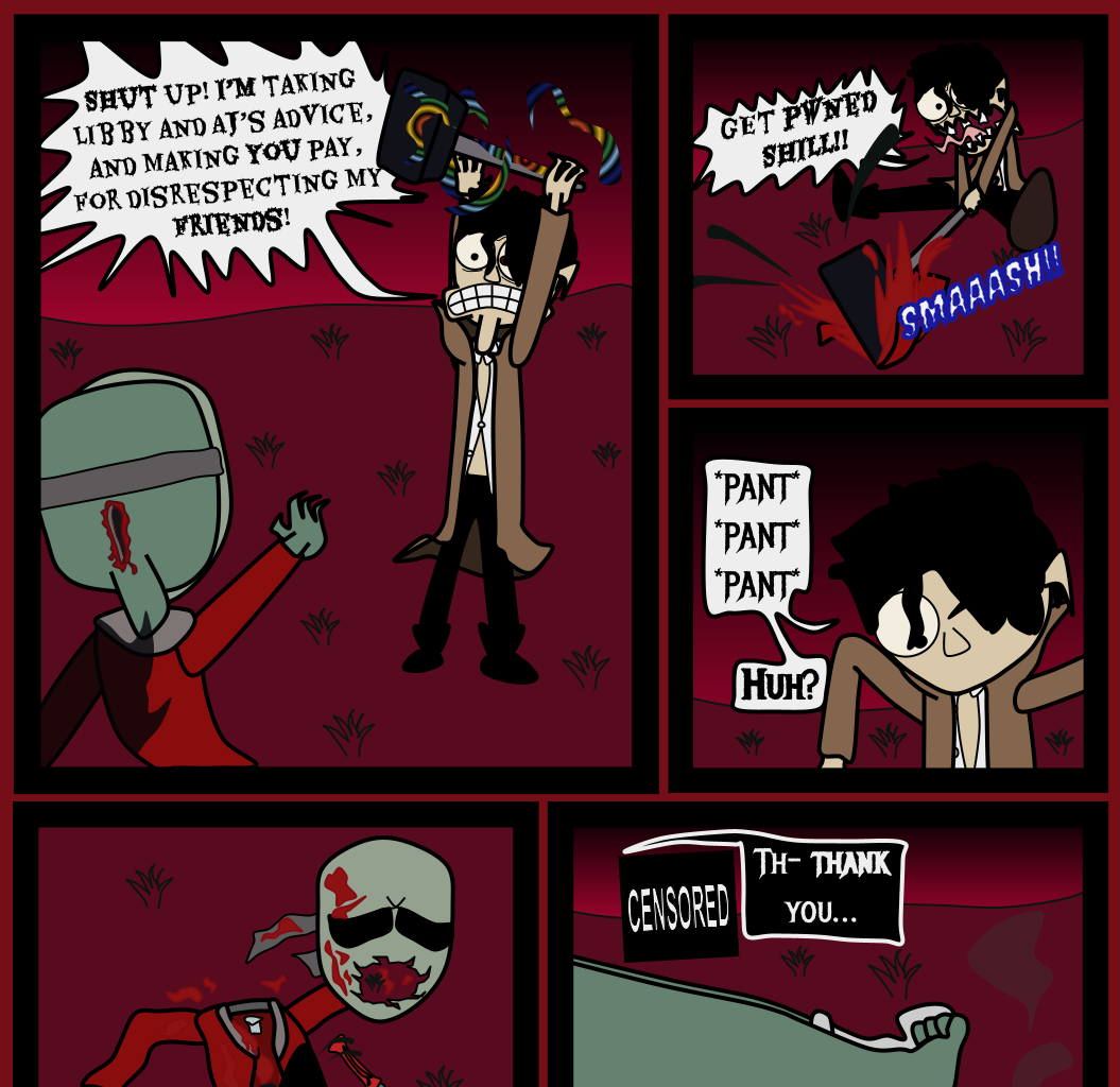 Donnie The Fighting Psychopath - Episode 4, Page 20: The Twisted Tale of Terrible Tyrants