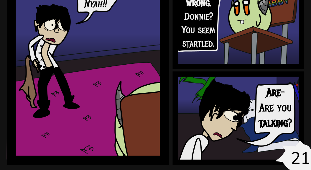 Donnie The Fighting Psychopath - Episode 4, Page 21: The Twisted Tale of Terrible Tyrants