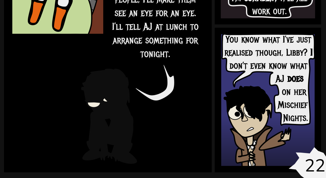 Donnie The Fighting Psychopath - Episode 4, Page 22: The Twisted Tale of Terrible Tyrants