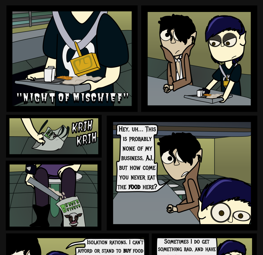 Donnie The Fighting Psychopath - Episode 5, Page 1: Night of Mischief