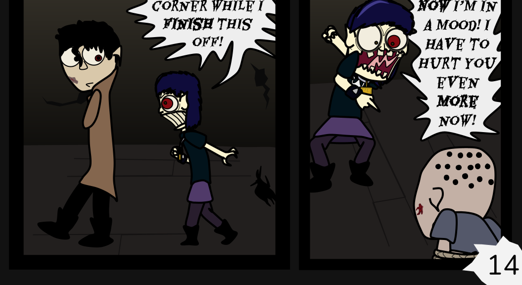 Donnie The Fighting Psychopath - Episode 5, Page 14: Night of Mischief