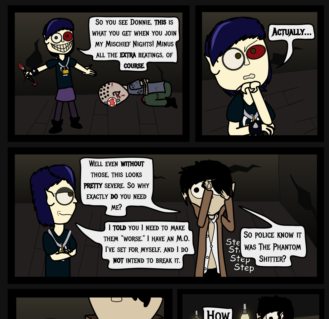 Donnie The Fighting Psychopath - Episode 5, Page 16: Night of Mischief