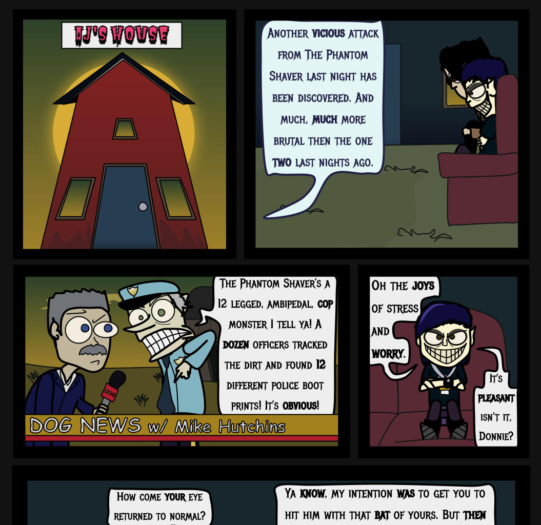 Donnie The Fighting Psychopath - Episode 5, Page 17: Night of Mischief