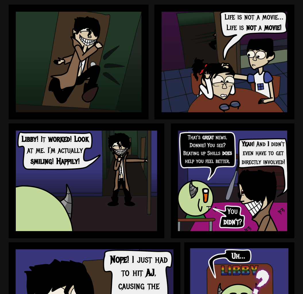Donnie The Fighting Psychopath - Episode 5, Page 20: Night of Mischief