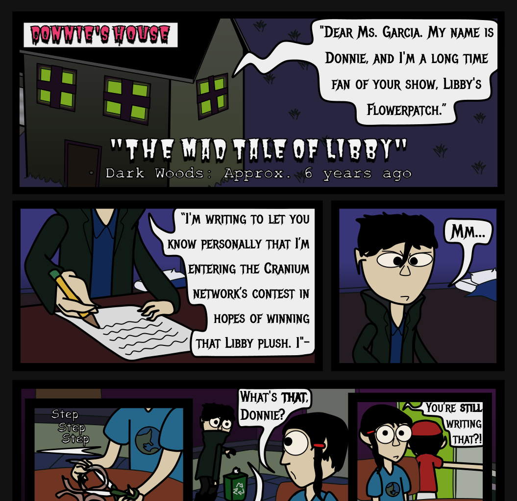 Donnie The Fighting Psychopath - Episode 6, Page 1: The Mad Tale of Libby