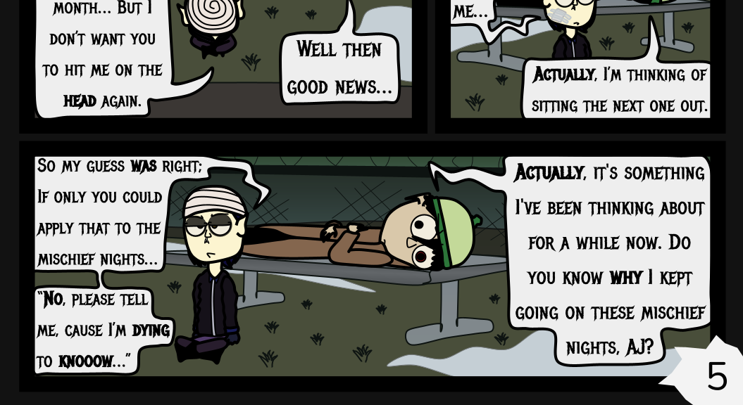 Donnie The Fighting Psychopath - Episode 6, Page 5: The Mad Tale of Libby